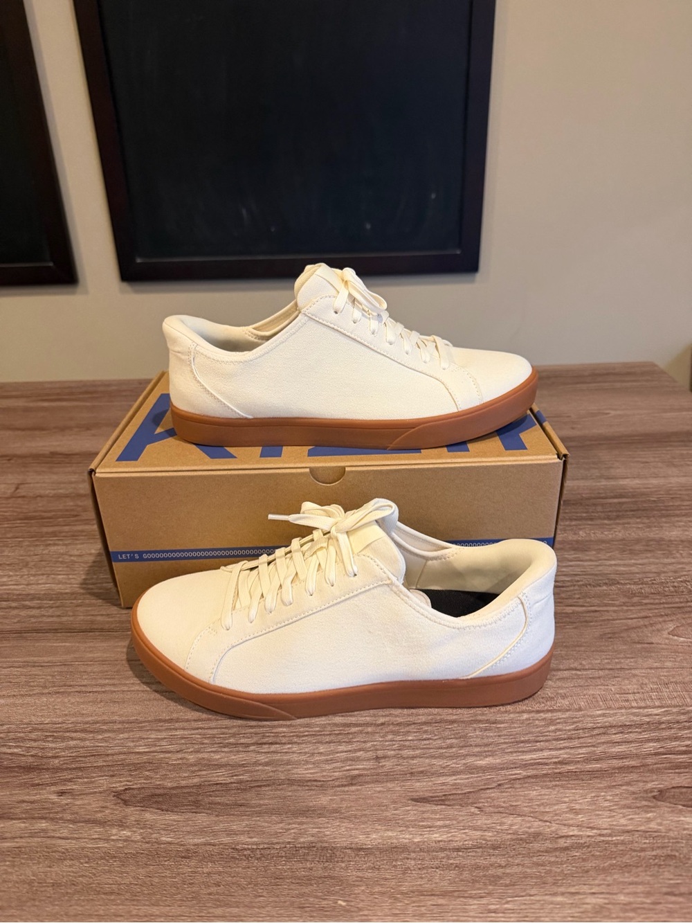 Kizik irvine pristine/gum mens 9 BL